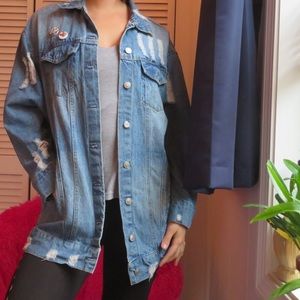 Oversized Jean Jacket ✨